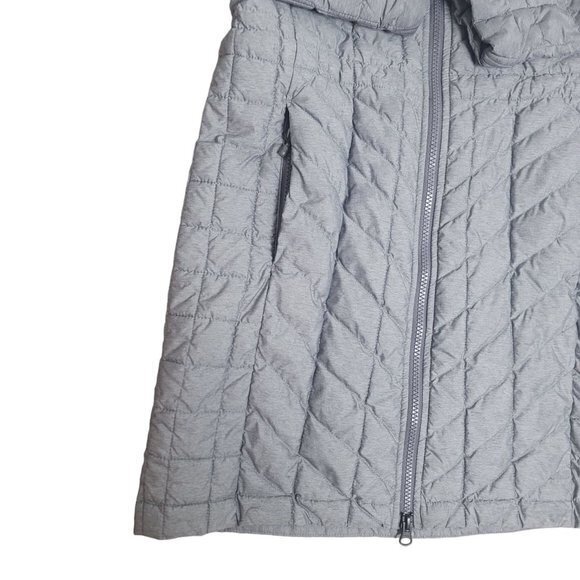 The North Face Womens XS‎ Gray Thermoball ECO Parka Puffer Quilted Jacket - Picture 3 of 9